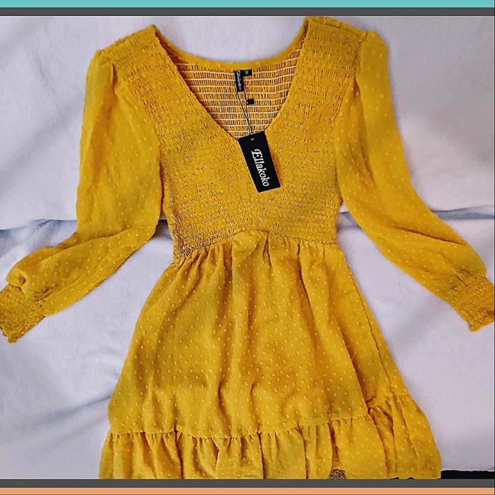 Long Sleeve Flowy Dress